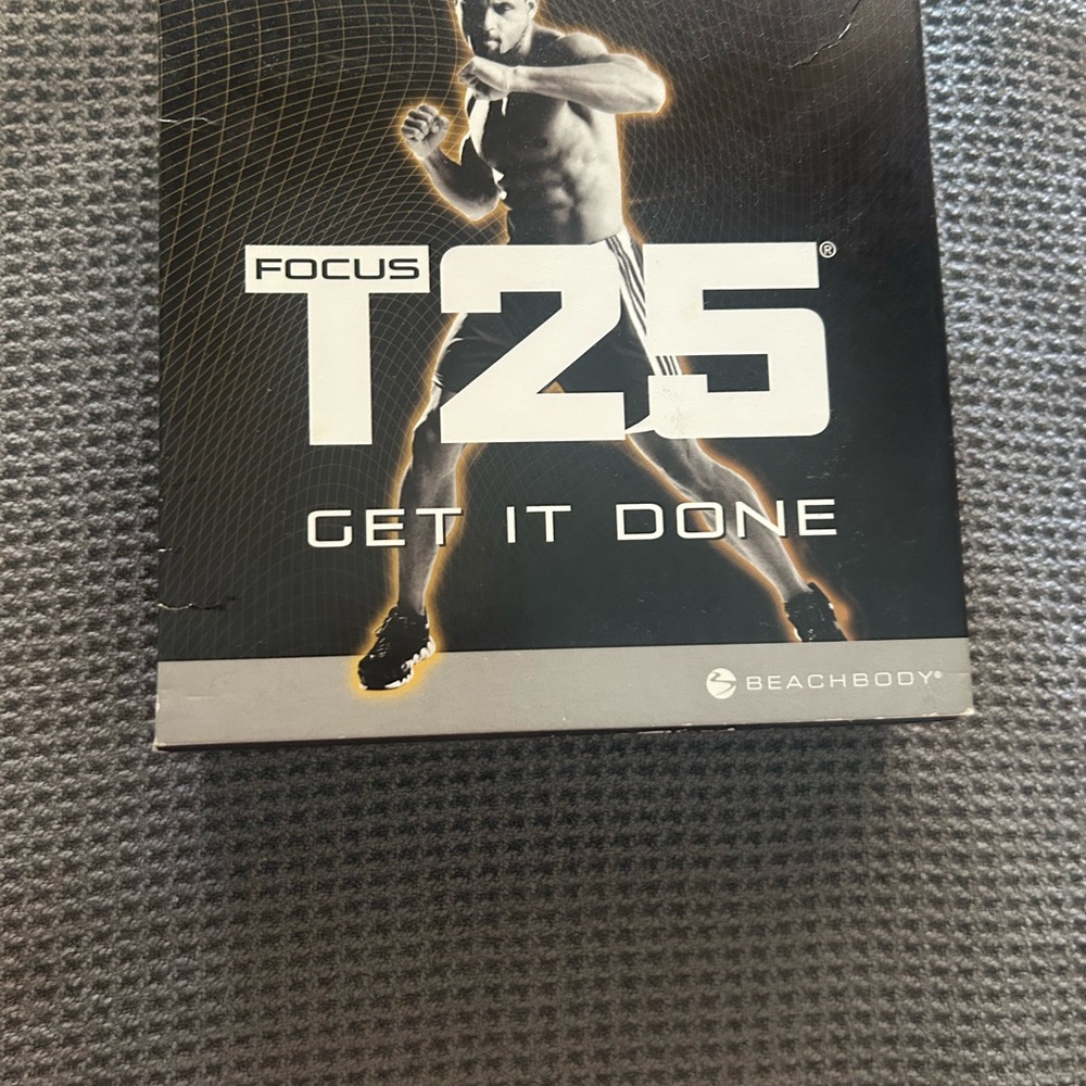 Beachbody Focus T25 Fitness Program - Black and Yellow